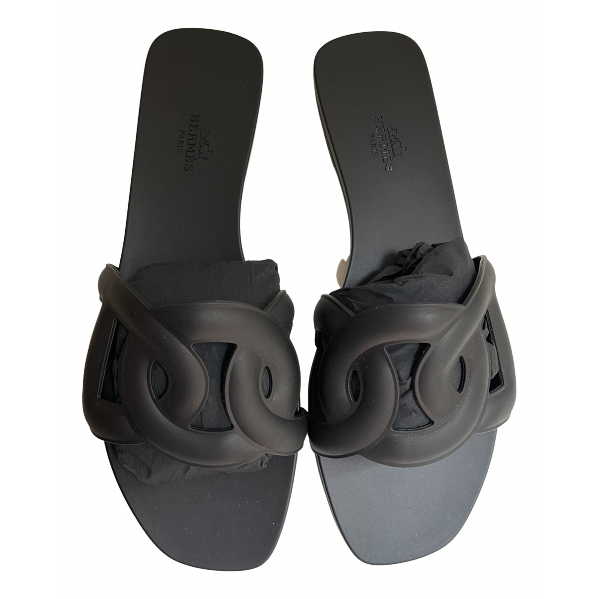 hermes jelly sandals size chart